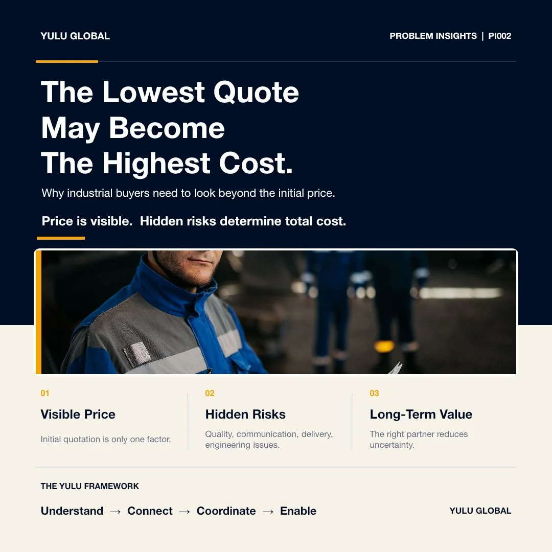 The Lowest Quote May Become The Highest Cost.